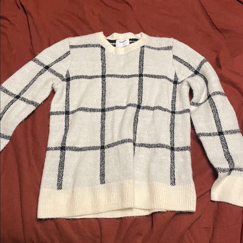 Like new window pane sweater